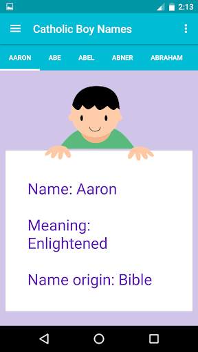 Catholic Baby Names screenshot 6