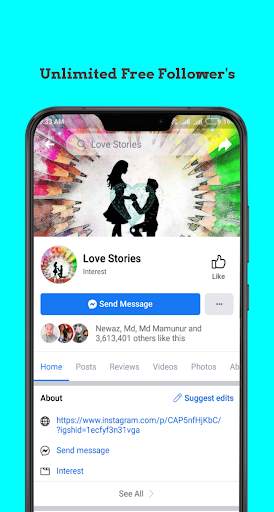 FaceB unlimited Free follower & likes for Facebook screenshot 2