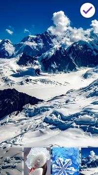Winter Frost Snowfall Screenlock – PIN Lock Screen screenshot 3