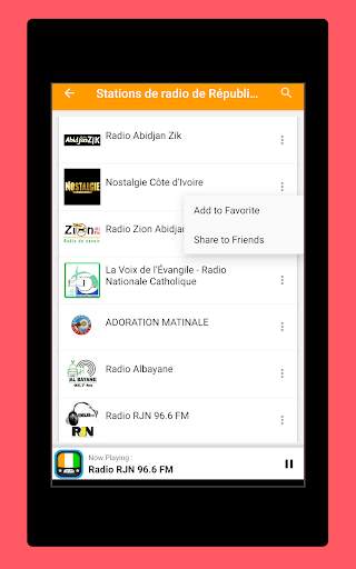 Radio Ivory Coast: Radio FM Online - Live Free App screenshot 5