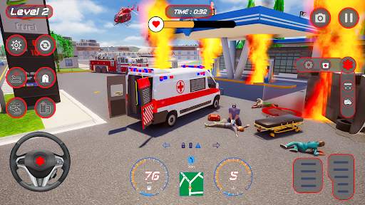 Ambulance Simulator Games 3D screenshot 1