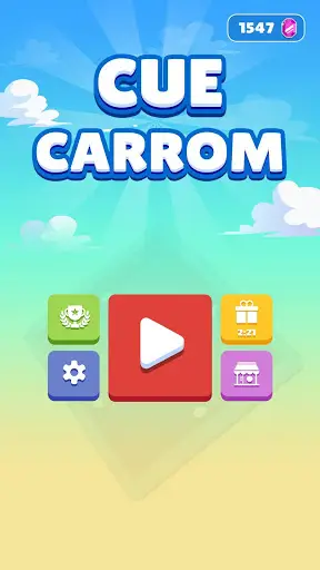 Cue Carrom Disc Pool Pocket Board screenshot 1