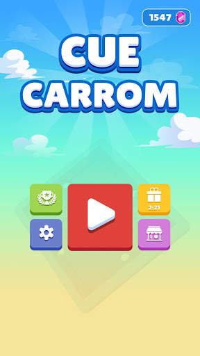 Cue Carrom Disc Pool Pocket Board screenshot 1