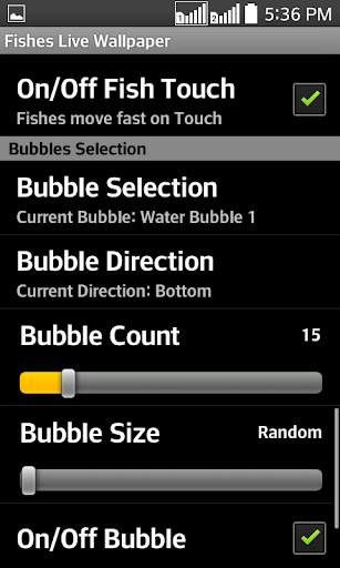 Fishes Live Wallpaper 2021 - Aquarium Koi Bgs screenshot 4