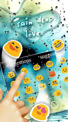 Rain Drop Love Keyboard screenshot 3