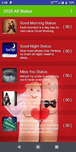 2021 All Best Status screenshot 4