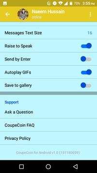 Coupecoin - Instant Messenger screenshot 6