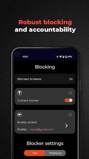 BlockerX Lite: No distractions screenshot 1