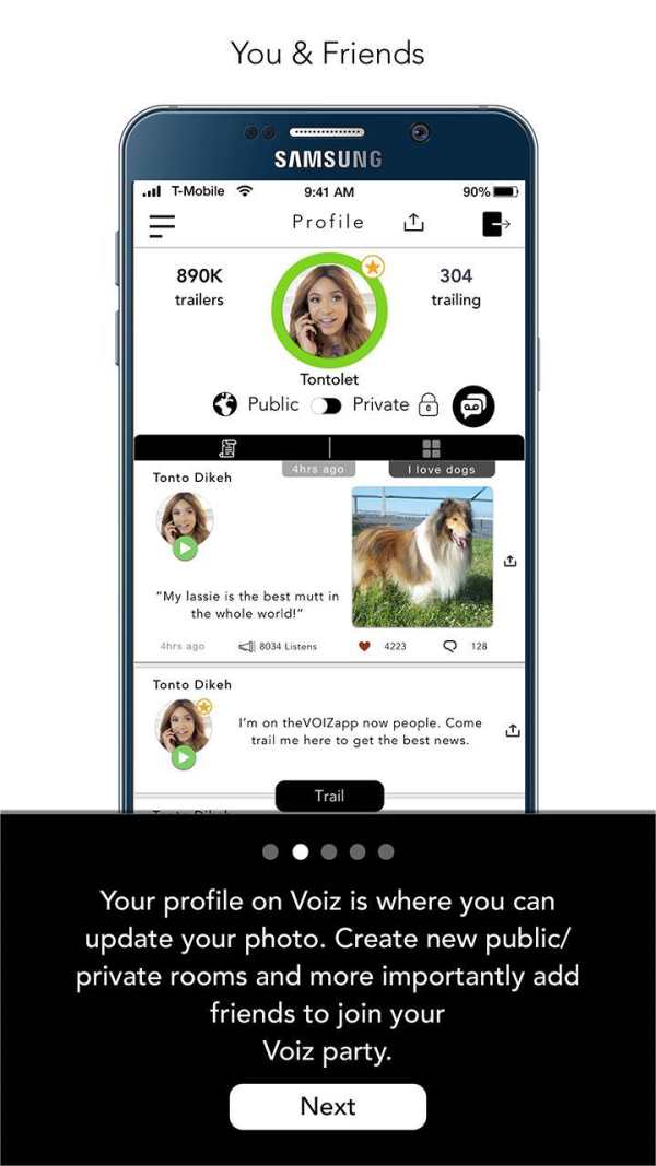TheVoizApp - "It's time for your Voiz" скриншот 3