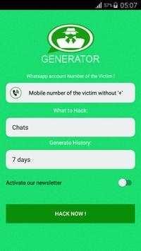 Hack Whatsapp Account prank screenshot 1
