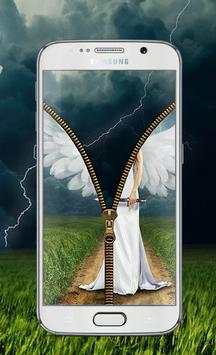 Angel Zipper Screen - Lock app screenshot 5