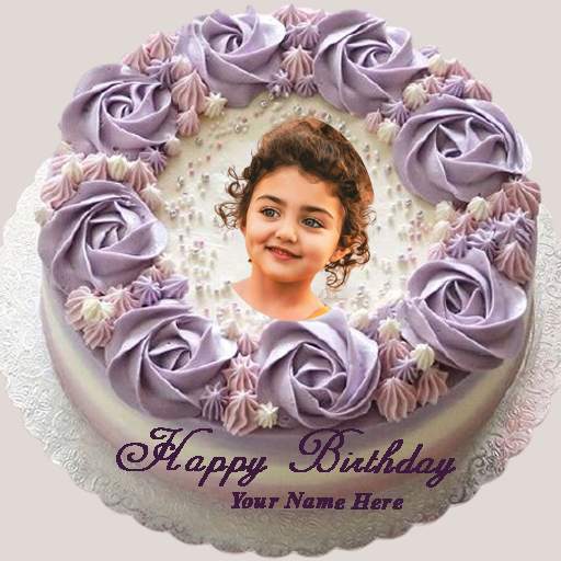 Name Photo On Birthday Cake - Birthday Cake Editor 1.6.13