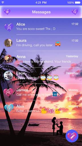 Color Beach Emoji Keyboard स्क्रीनशॉट 2