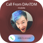 Fake Call DanTDM Prank icon