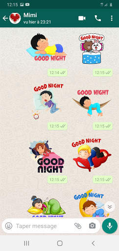 Good Night Sticker For Whatsapp screenshot 1