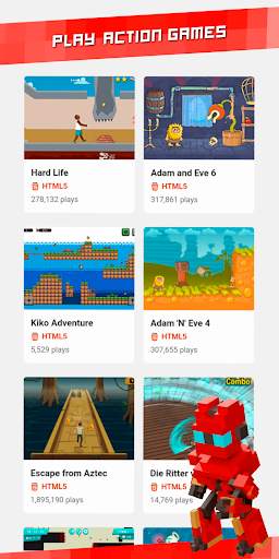 Y8 Mobile app screenshot 1