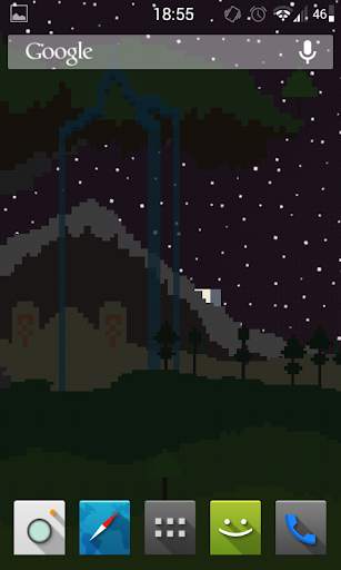 Pixel Landscape Live Wallpaper screenshot 6