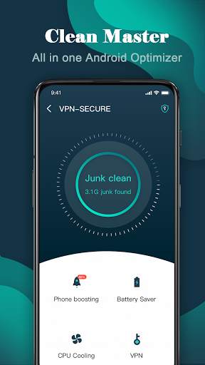 Clean Master-Cache clean, Fast VPN, Phone booster. screenshot 1