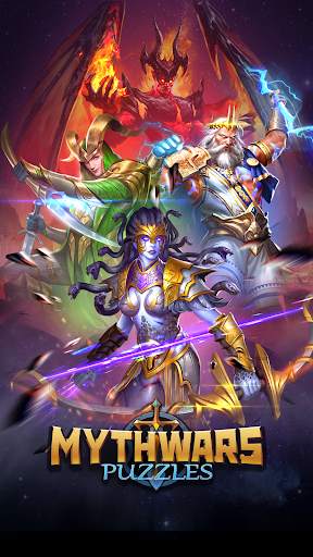 MythWars & Puzzles: RPG Match3 screenshot 1