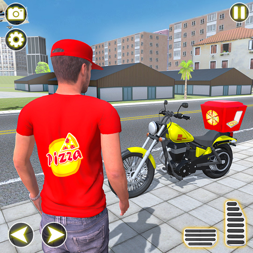 Pizza Delivery Game Bike Games icon