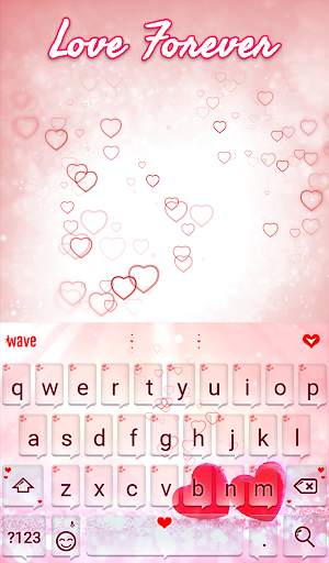 Love Forever Animated Keyboard   Live Wallpaper screenshot 2