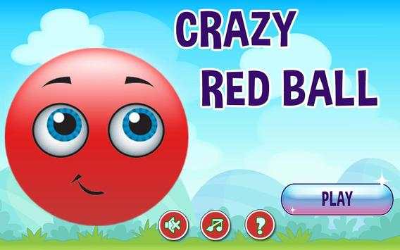 Crazy Red Ball 4 screenshot 1