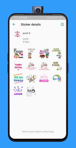 Stickers de Saludos para WAStickerApps Gratis screenshot 7