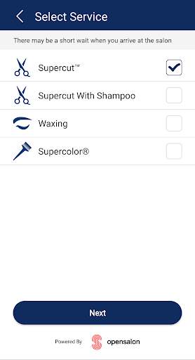Supercuts Online Check-in screenshot 3