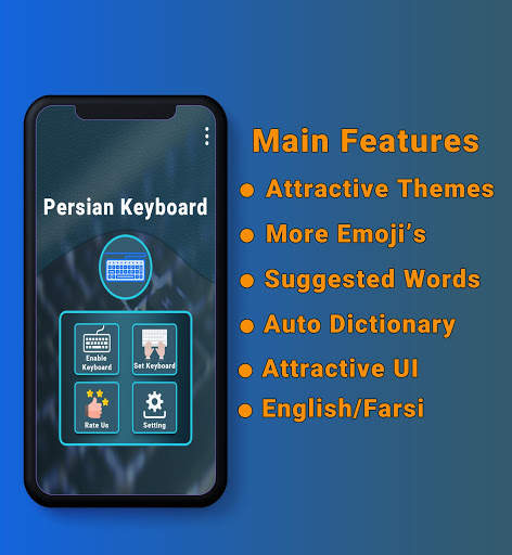 Persian keyboard - Farsi keyboard screenshot 1