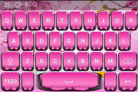 Cute Pink Kitty Cat Keyboard screenshot 10