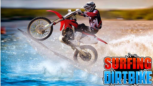 Surfing Dirt Bike Racing screenshot 1