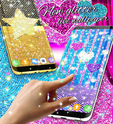 Various glitter live wallpaper screenshot 1