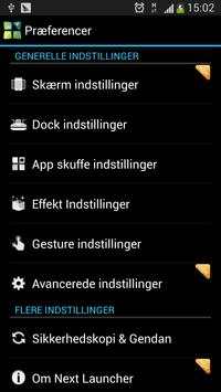 Next Launcher Danish Langpack screenshot 3