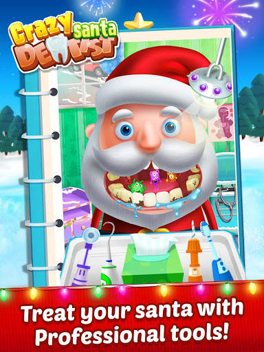 Crazy Santa Dentist - Doctor Surgery Games screenshot 1