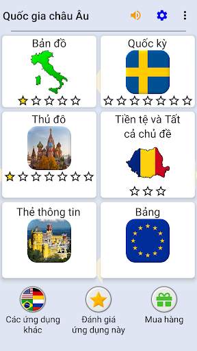 Quốc gia châu Âu - Bản đồ, quốc kỳ và thủ đô screenshot 3