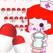 Cute Nurse Pills Against The Virus Keyboard Theme 10001003