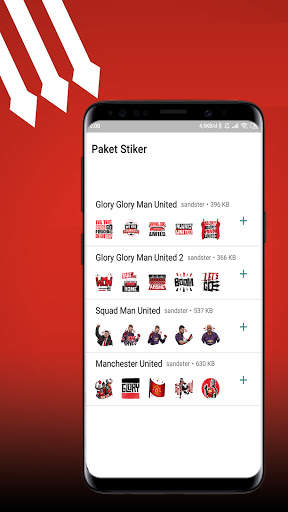 Manchester United Stickers Whatsapp- WAStickerApps screenshot 1