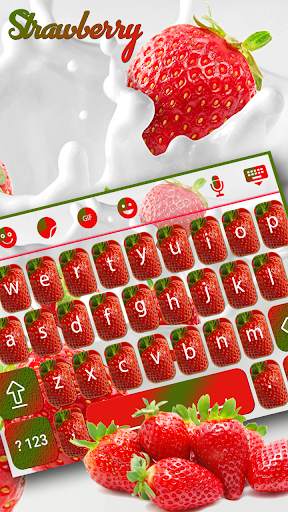 Strawberry Keyboard Theme screenshot 2
