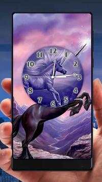 Unicorn Analog Clock Live Wallpaper screenshot 5