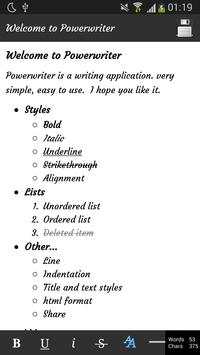 Power writer скриншот 6