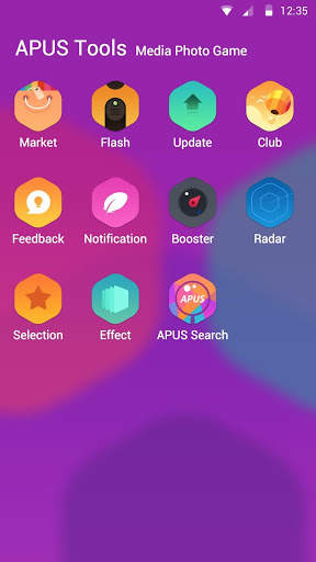 Hexagonal-APUS tema Lançador screenshot 3