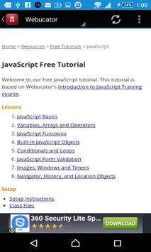 JavaScript Tutorials screenshot 2