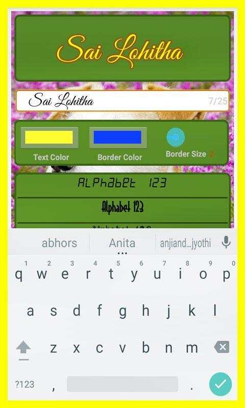 My Name Photo WallPaper Screen screenshot 5