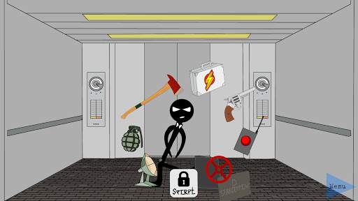 Stickman Escape Lift 2 : Funny Escape Simulation screenshot 1