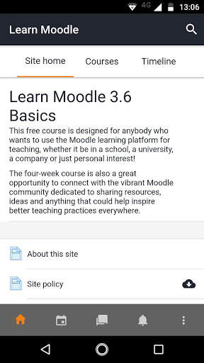 Learn Moodle screenshot 4