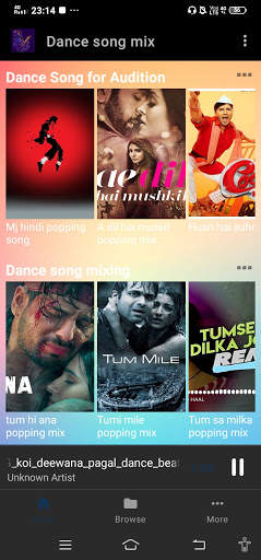 Dance song mix screenshot 1