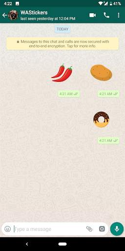 Food Stickers For WhatsApp - WAStickerApps screenshot 3