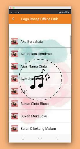 Lagu Rossa Offline & Lirik screenshot 2