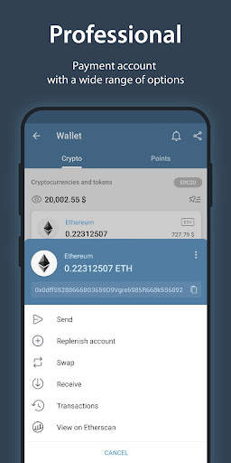 iMe Messenger & Crypto Wallet screenshot 7
