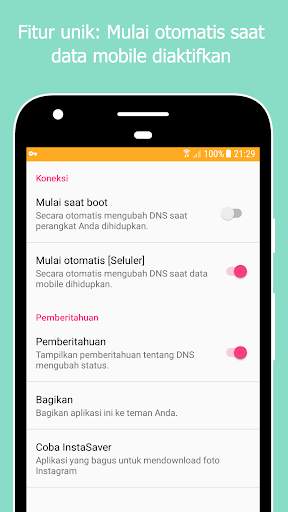 Ubah DNS Pro (No Root, 3G, 4G / Wifi) screenshot 2